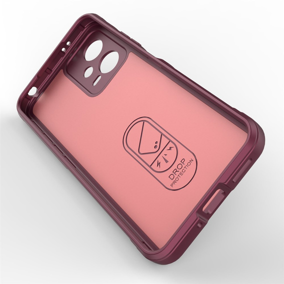 Θήκη για Xiaomi Redmi Note 12 5G / POCO X5 5G, Gaming Shockproof, μπορντό