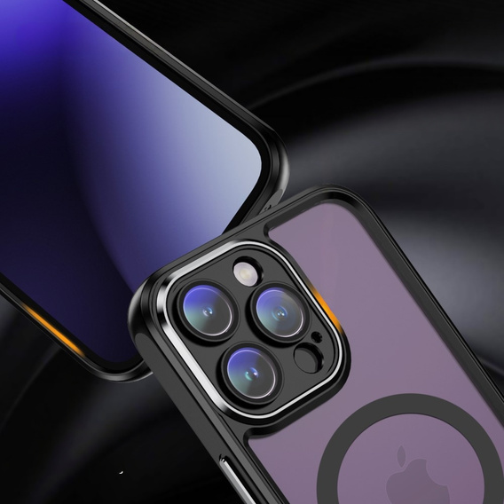 Θήκη για iPhone 15 Pro, ERBORD Impact Guard, MagSafe, μαύρη