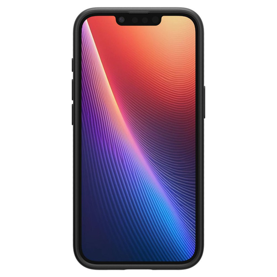 θήκη Spigen για iPhone 16E, Liquid Air, μαύρο + μετριασμένο γυαλί 9H