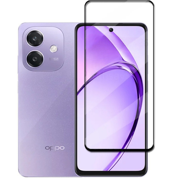 Μετριασμένο γυαλί 3D για Oppo A40 / Oppo A40m, μαύρο πλαίσιο