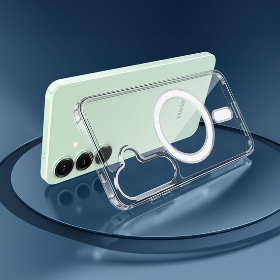 Θήκη για Samsung Galaxy S25+ Plus, Fusion Hybrid, για MagSafe, διαφανής + Γυαλί για την οθόνη