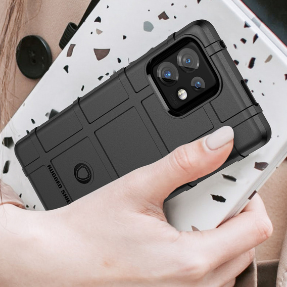 Θήκη για Motorola Edge 40 Pro, Rugged Shield, μαύρη