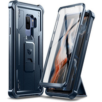 Θωρακισμένη θήκη για Samsung Galaxy S9 Plus, Dexnor Full Body, σκούρο μπλε