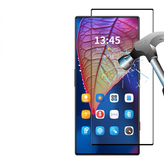 ENKAY Tempered Glass για ZTE nubia Red Magic 9 Pro 5G / 9 Pro+ 5G, μαύρη