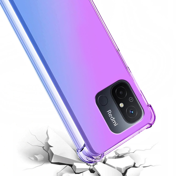 θήκη για το Xiaomi Redmi 12C, Gradient Dropproof, Μωβ / μπλε