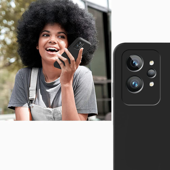 Θήκη για Realme GT2 Pro, Silicone Lite, μαύρη