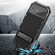 Θωρακισμένη θήκη για iPhone 16E, R-JUST, μαύρη