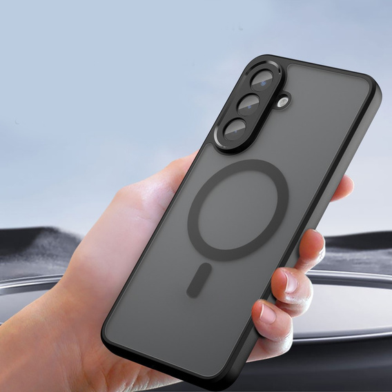 Θήκη Fusion Hybrid για MagSafe για Samsung Galaxy A57 5G, μαύρη