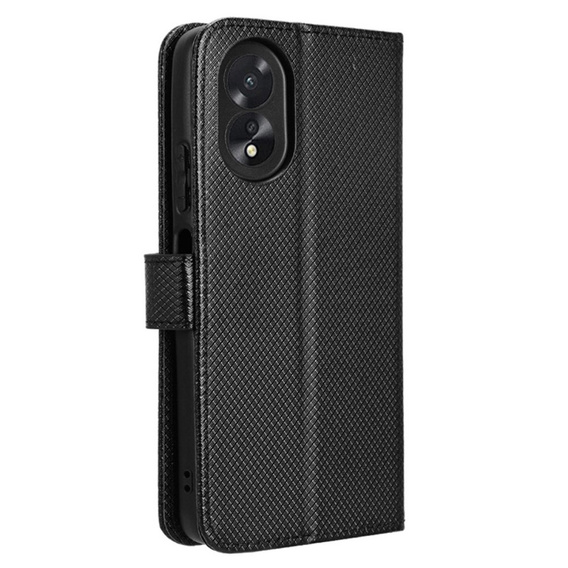 Θήκη με πτερύγιο για Oppo A38 4G / Oppo A18 4G, Wallet Smart Magnet, μαύρη