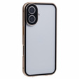 θήκη για το iPhone 16, Magnetic Dual Glass, χρυσή