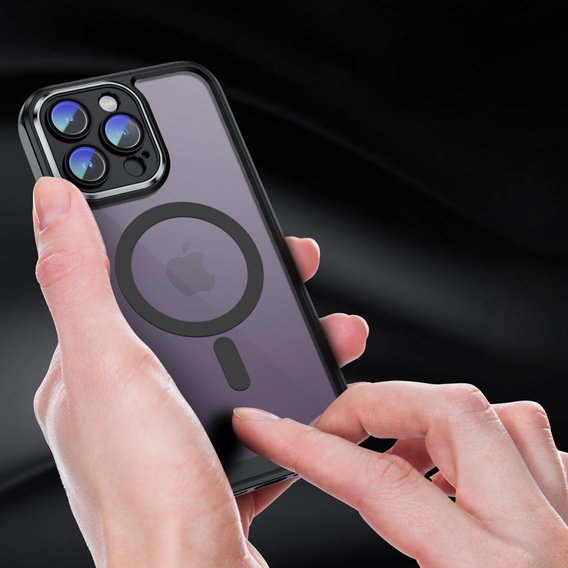 Θήκη για iPhone 15 Pro, ERBORD Impact Guard, MagSafe, μαύρη