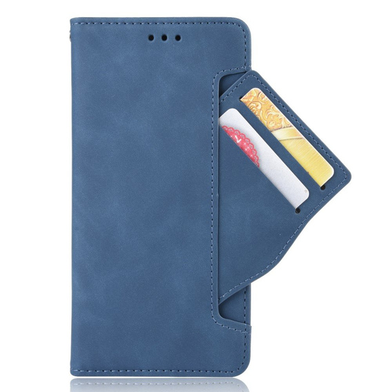Θήκη με πτερύγιο για Xiaomi Redmi Note 10/10S, Card Slot, μπλε