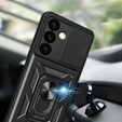 Θήκη για Samsung Galaxy S24+ Plus, CamShield Slide, μαύρο