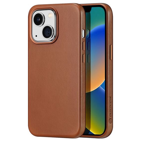 Θήκη για iPhone 14, Dux Ducis Max Naples, καφέ