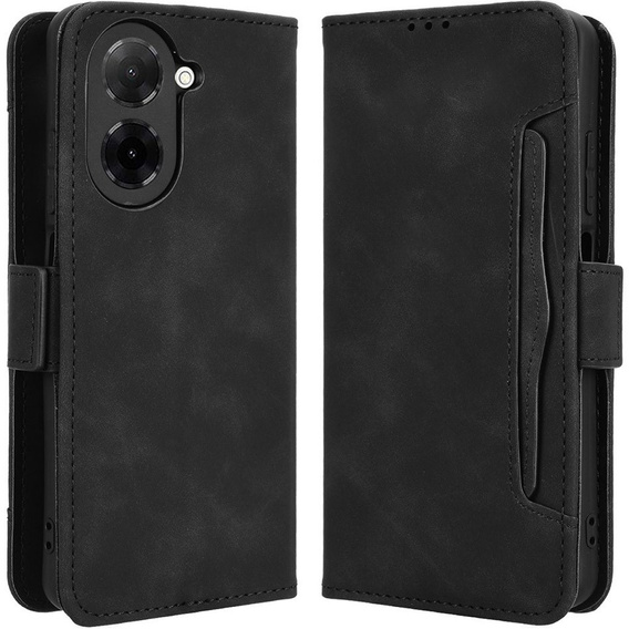 Θήκη με πτερύγιο για Xiaomi Redmi A5, Card Slot, μαύρη