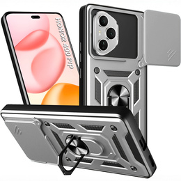 Θήκη για Honor 400 Pro 5G, CamShield Slide, ασημένια