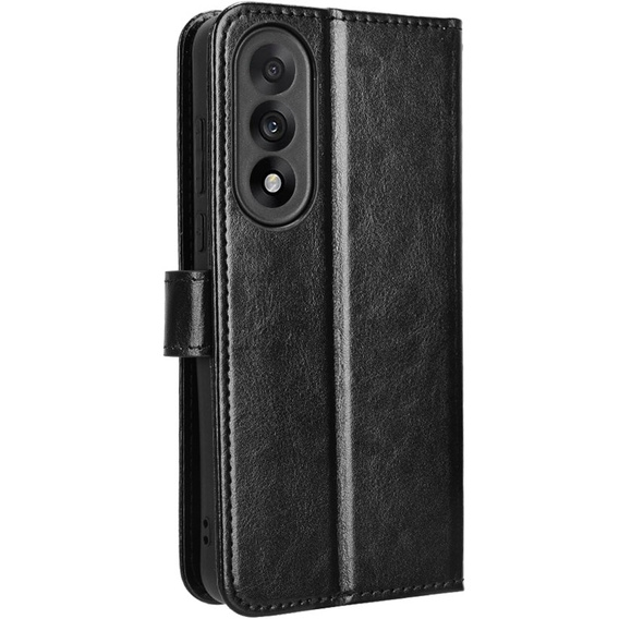 Θήκη με πτερύγιο για OnePlus Nord 5, Crazy Horse Wallet, μαύρη