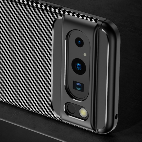 Θήκη για Google Pixel 8 Pro, Carbon Gel, μαύρη