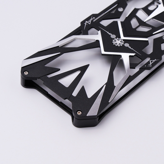 Θωρακισμένη θήκη για Nothing Phone 2, Aluminum Alloy, μαύρη