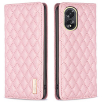 Θήκη με πτερύγιο για Oppo A38 4G, Wallet, BINFEN COLOR, ροζ