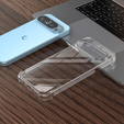 Θήκη για Google Pixel 9 / Pixel 9 Pro, Erbord Dropproof, διαφανές + γυαλί