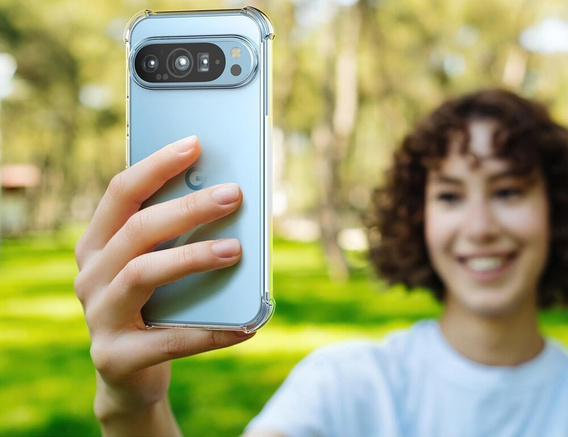 Θήκη για Google Pixel 9 Pro, Dropproof, διαφανής