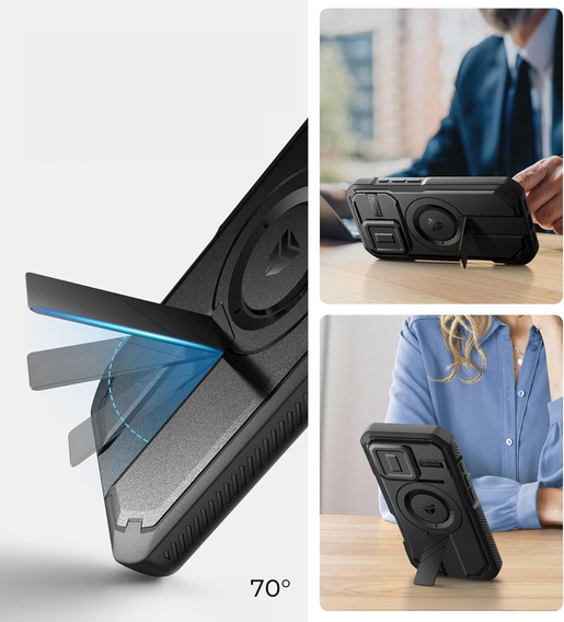 Θωρακισμένη θήκη Dexnor CamProtect MagSafe για iPhone 16 Pro