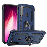 θωρακισμένη θήκη για Xiaomi Redmi Note 8T, Nox Case Ring, σκούρο μπλε