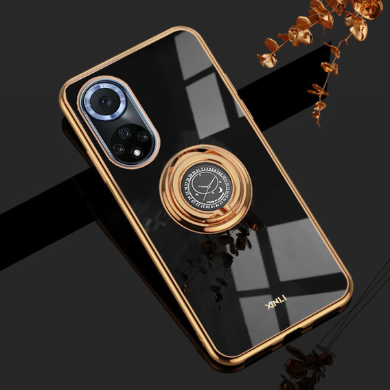 Θήκη για Huawei Nova 9, Electro Ring, μαύρη