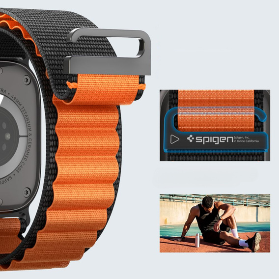 Λουράκι Spigen WBF1 Band για Apple Watch 8/9/10/11/SE/Ultra 1/2 (44/45/46/49 mm)