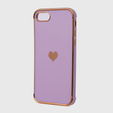 Θήκη για iPhone 7/8/SE 2020/SE 2022, Electro heart, μωβ