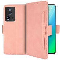 Θήκη με πτερύγιο για Xiaomi 13 Lite, Card Slot, ροζ