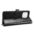 θήκη πτερύγιο για Motorola Edge 60 / 60 Fusion, Wallet Rhombus, μαύρη