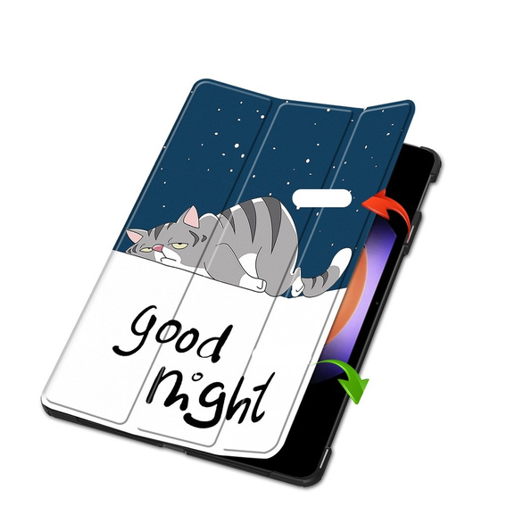 Θήκη για Xiaomi Pad 6S Pro 12.4, Smartcase, cat