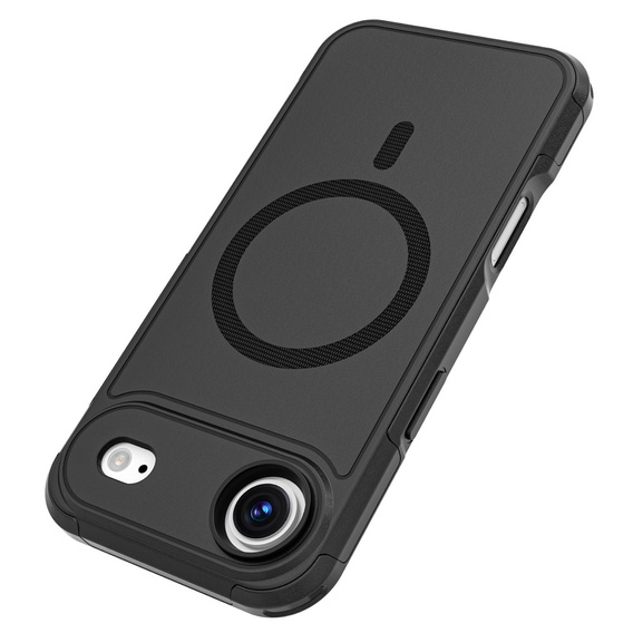 Θήκη MagForce για iPhone Air, για MagSafe, θωρακισμένη, μαύρο