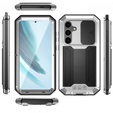 Θωρακισμένη θήκη για Samsung Galaxy S25+ Plus, R-JUST, ασημένια