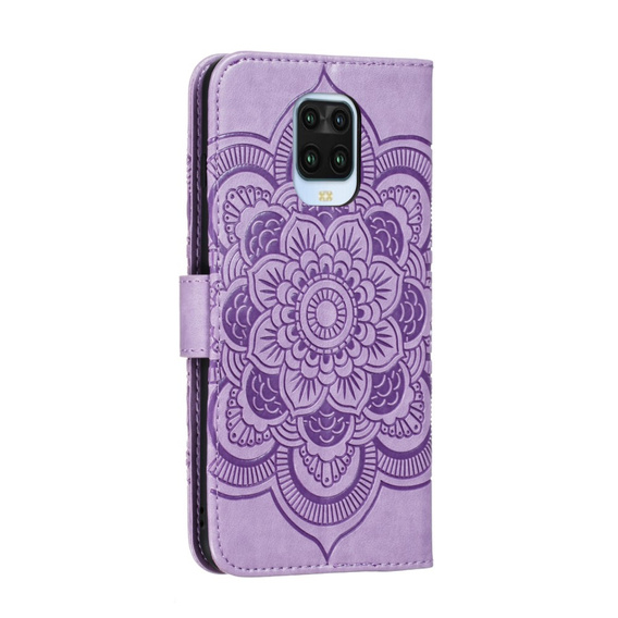 Θήκη με πτερύγιο για Xiaomi Redmi Note 9s/ 9 Pro, Mandala Flower, μωβ
