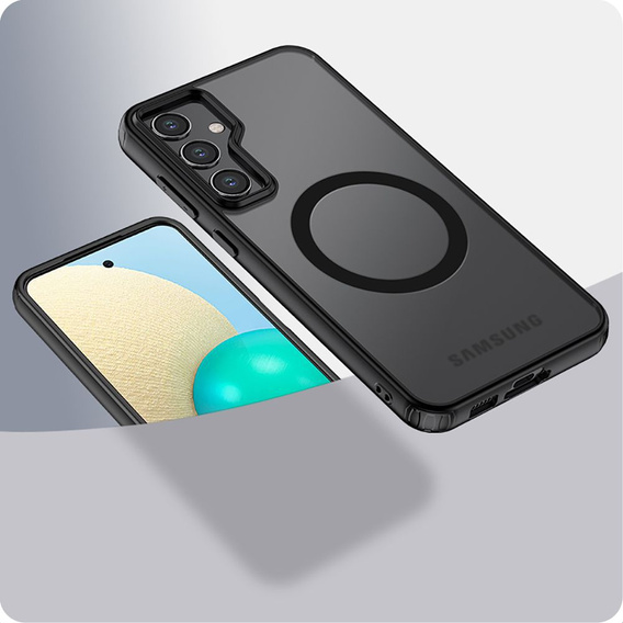 Θήκη για το Samsung Galaxy S23 FE, Υβριδική θήκη Fusion, για MagSafe, μαύρο