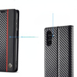 Θήκη με πτερύγιο για Samsung Galaxy A26, Carbon LC.IMEEKE, μαύρη