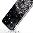 Θήκη για Oppo Reno7 Lite 5G, Glittery, μαύρη