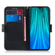 Θήκη με πτερύγιο για Xiaomi Redmi Note 8 Pro, Wallet mandala, λευκή