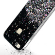 Θήκη για Huawei P10 Lite, Glittery, μαύρη