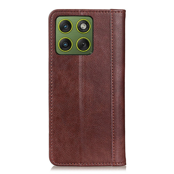 Θήκη με πτυσσόμενο καπάκι Split Leather για Motorola Edge 70