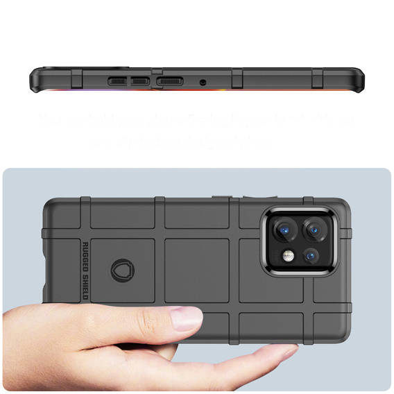 Θήκη για Motorola Edge 40 Pro, Rugged Shield, μαύρη