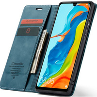 θήκη CASEME για Huawei P30 Lite, Leather Wallet Case, μπλε