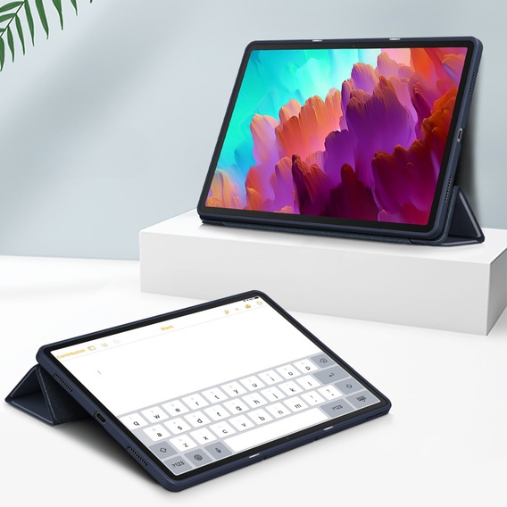 Θήκη για Lenovo Tab P12, Smartcase με χώρο για γραφίδα, σκούρο μπλε