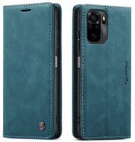 θήκη CASEME για Xiaomi Redmi Note 10 / 10S, Leather Wallet Case, πράσινη