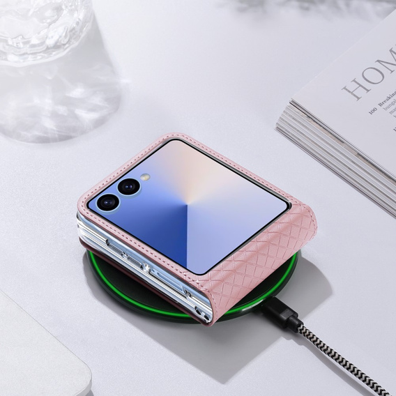 Θήκη Dux Ducis για Samsung Galaxy Z Flip7 5G, Bril, ροζ