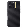Θήκη για iPhone 16 Pro, θωρακισμένη Nillkin, Carbon Fiber, για Magsafe, χρυσή