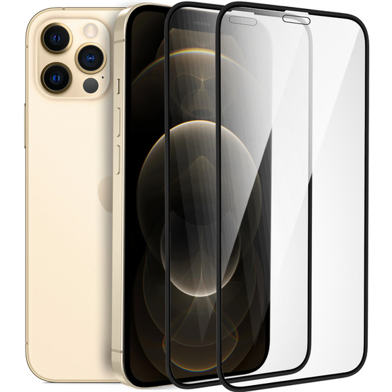 2x Κεραμικό υβριδικό γυαλί ERBORD για iPhone 12 Pro Max